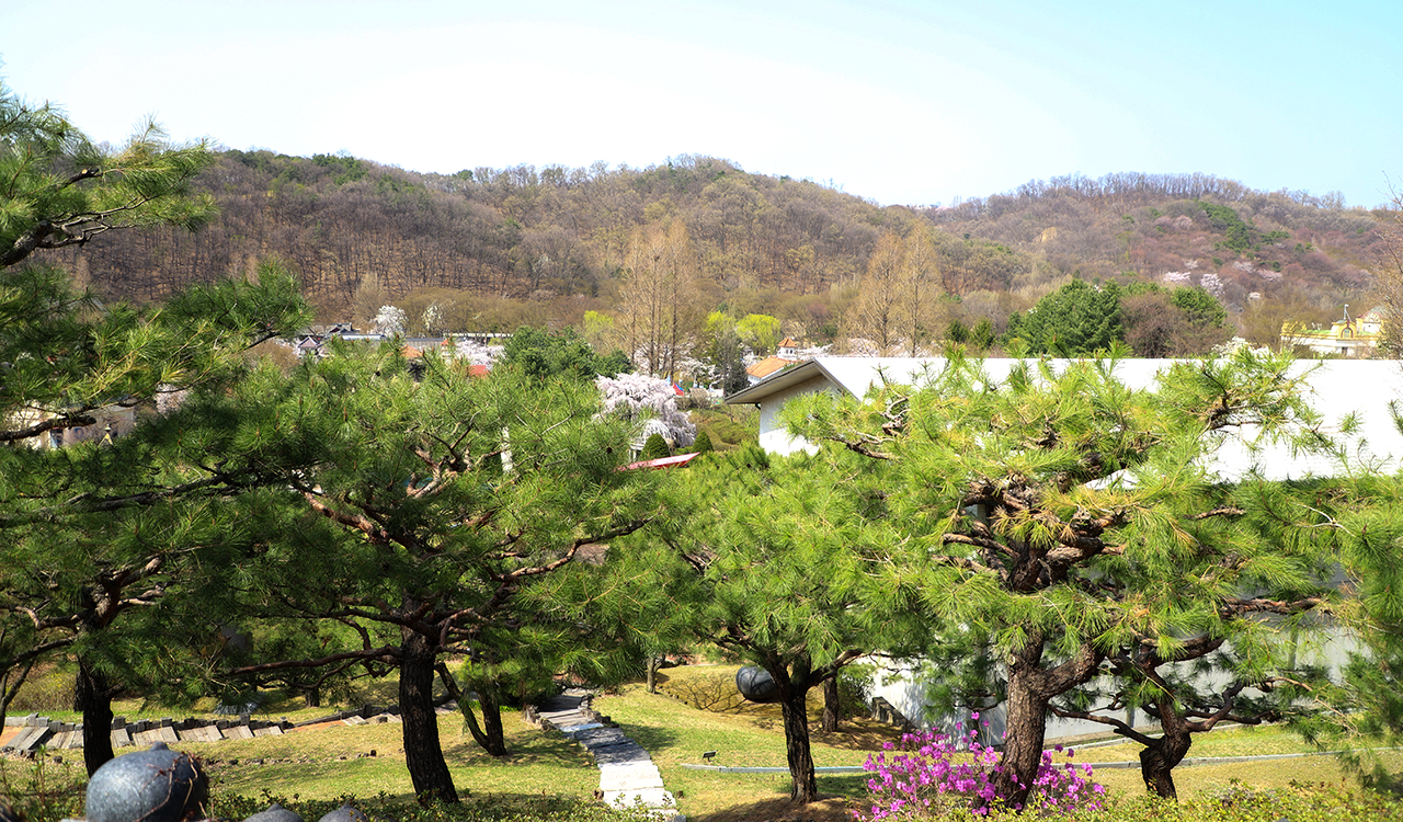 한국민속촌내 조각공원 이미지