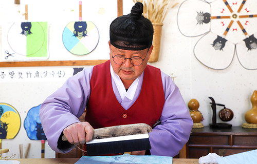 한국민속촌 부채공방 이미지